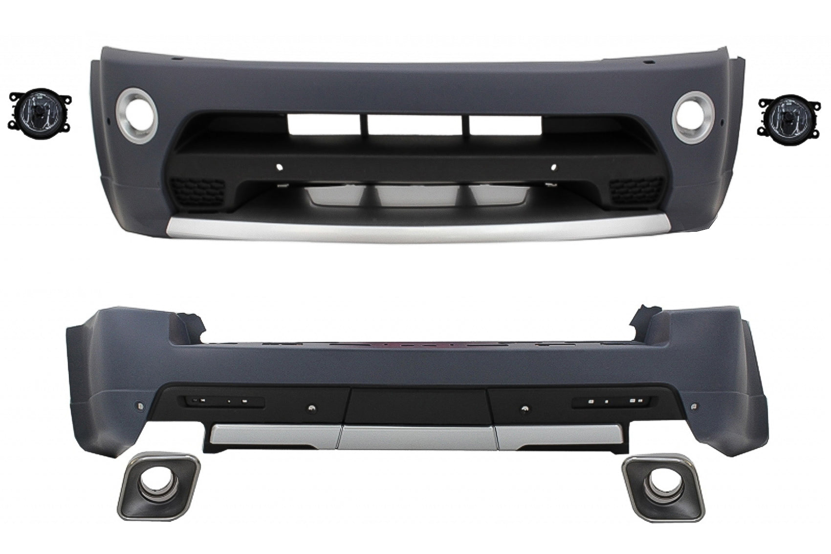 Bodykit Passend Für Land Range Rover Sport L320 Facelift (2009-2013) Autobiography Design Black Grille Edition KITT