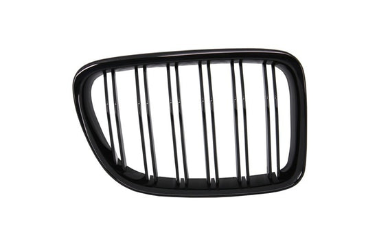 Zentrale Grills für BMW X1 E84 09-14 Glänzend Schwarz Doppelter Streifen Look Carpartstuning Austria