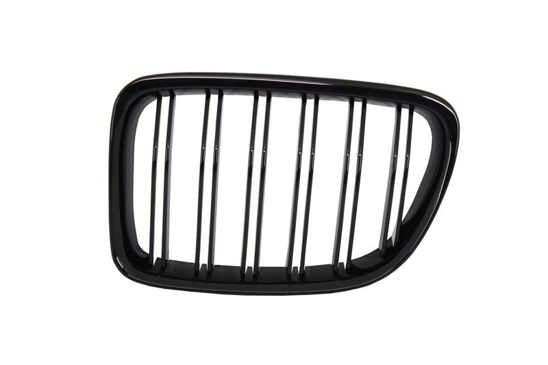 Zentrale Grills für BMW X1 E84 09-14 Glänzend Schwarz Doppelter Streifen Look Carpartstuning Austria
