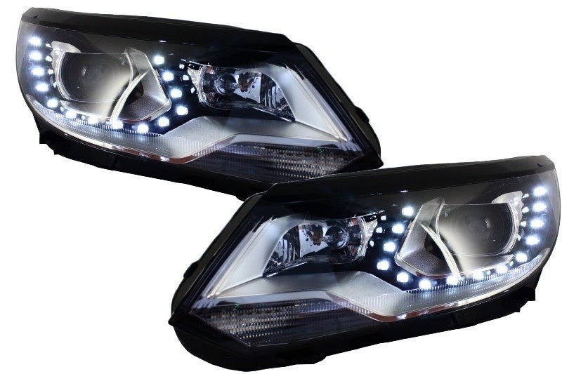 Scheinwerfer LED DRL für VW Tiguan MK I Facelift 2012-2015 OEM Xenon Design CarPartsTuning