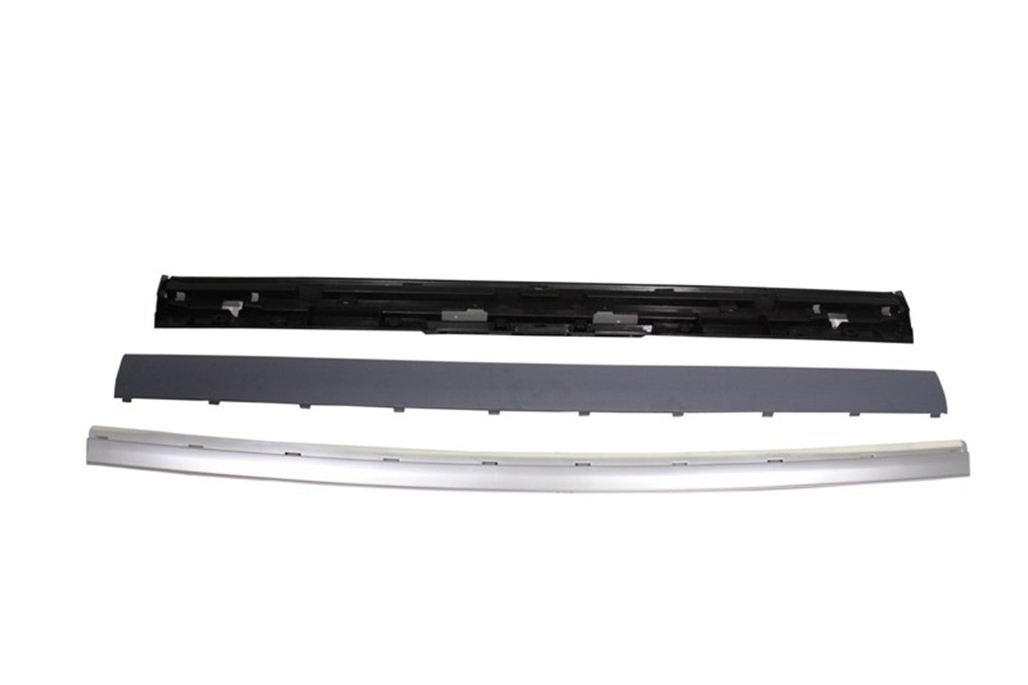 Kofferraum Heckklappe Konversion Kit Silber Titan für Sport L320 05-11 2012 Facelift CarPartsTuning