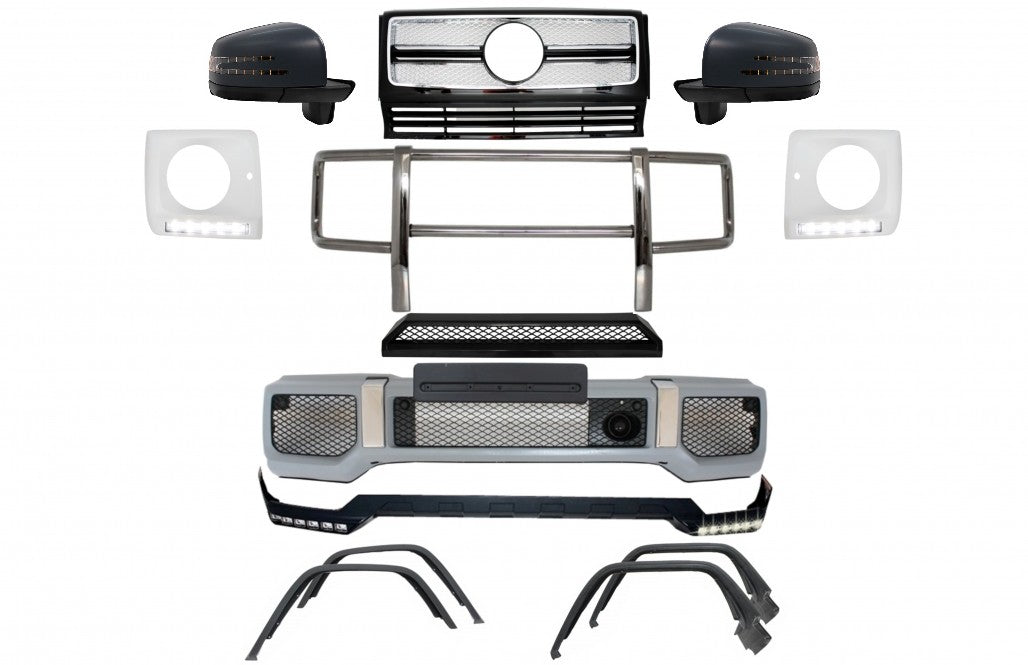 Body Kit Stoßstange für Mercedes G-Klasse W463 89-18 Grille BullBar Spoiler Carpartstuning Austria