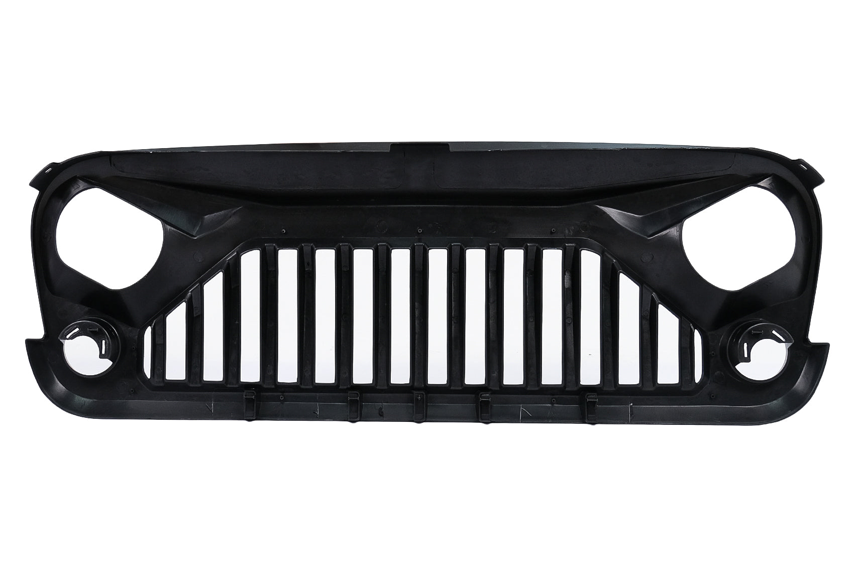 Kühlergrill für JEEP Wrangler Rubicon JK 2007–2017 Angry Vader Design Schwarz Grille Carpartstuning Austria