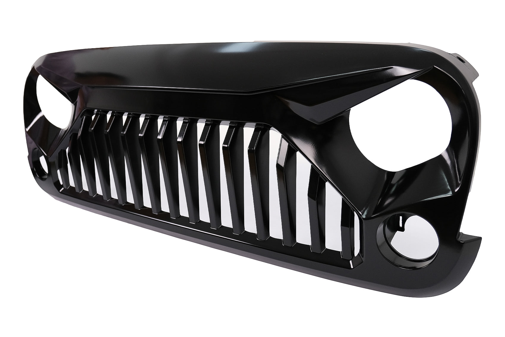 Kühlergrill für JEEP Wrangler Rubicon JK 2007–2017 Angry Vader Design Schwarz Grille Carpartstuning Austria