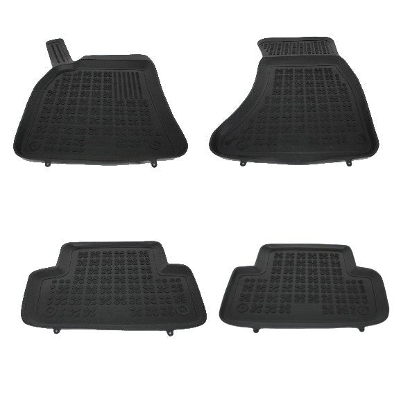 Bodenmatte Gummi Schwarz für AUDI A4 B8 03.08-15 A5 Sportback Liftback 09.09-16 CarPartsTuning