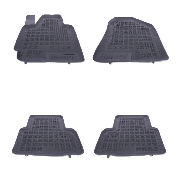 Fußmattengummi Passend Für Hyundai Tucson 2015+ Passend Für KIA Sportage 2015-2018 Schwarz Rezaw Plast