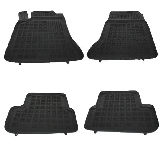 Bodenmatte Gummi für MERCEDES CLA W117 C117 2013+ Schwarz- CarPartsTuning