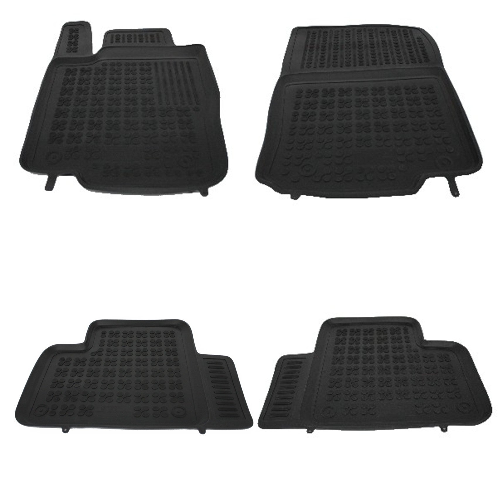 Bodenmatte Gummi für Mercedes ML W166 2011-2015 GLE 2015+ GLE C292 2015+ Schwarz CarPartsTuning