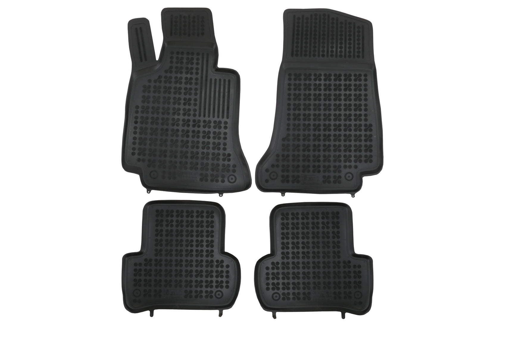 Bodenmatte Gummi Fußmatten Mercedes C-Class W205 Limousine S205 Station Wagon 2014+ Schwarz CarPartsTuning