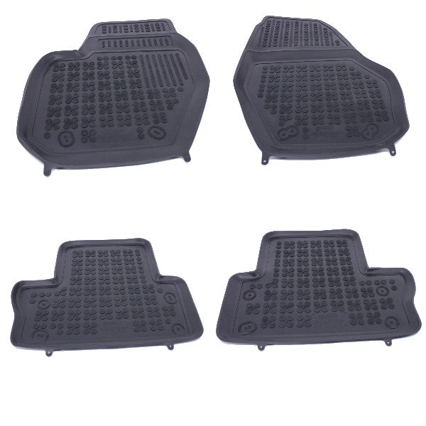 Fußmatten Gummimatten Schwarz für VOLVO XC60 I 08-17 V60 I ”‹”‹11-18 S60 II 10-18 CarPartsTuning