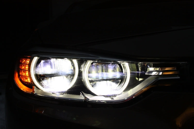LED Scheinwerfer Angel Eyes für BMW 3er F30 F31 Limousine Touring 2011+ Carpartstuning Austria