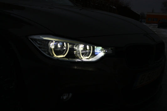 LED Scheinwerfer Angel Eyes für BMW 3er F30 F31 Limousine Touring 2011+ Carpartstuning Austria