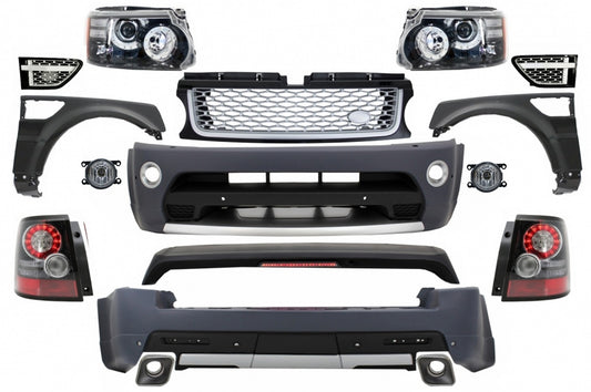 Body Kit Kotflügel für Range Rover Sport L320 Facelift 09-13 Autobiography Design Kühlergrill CarPartsTuning