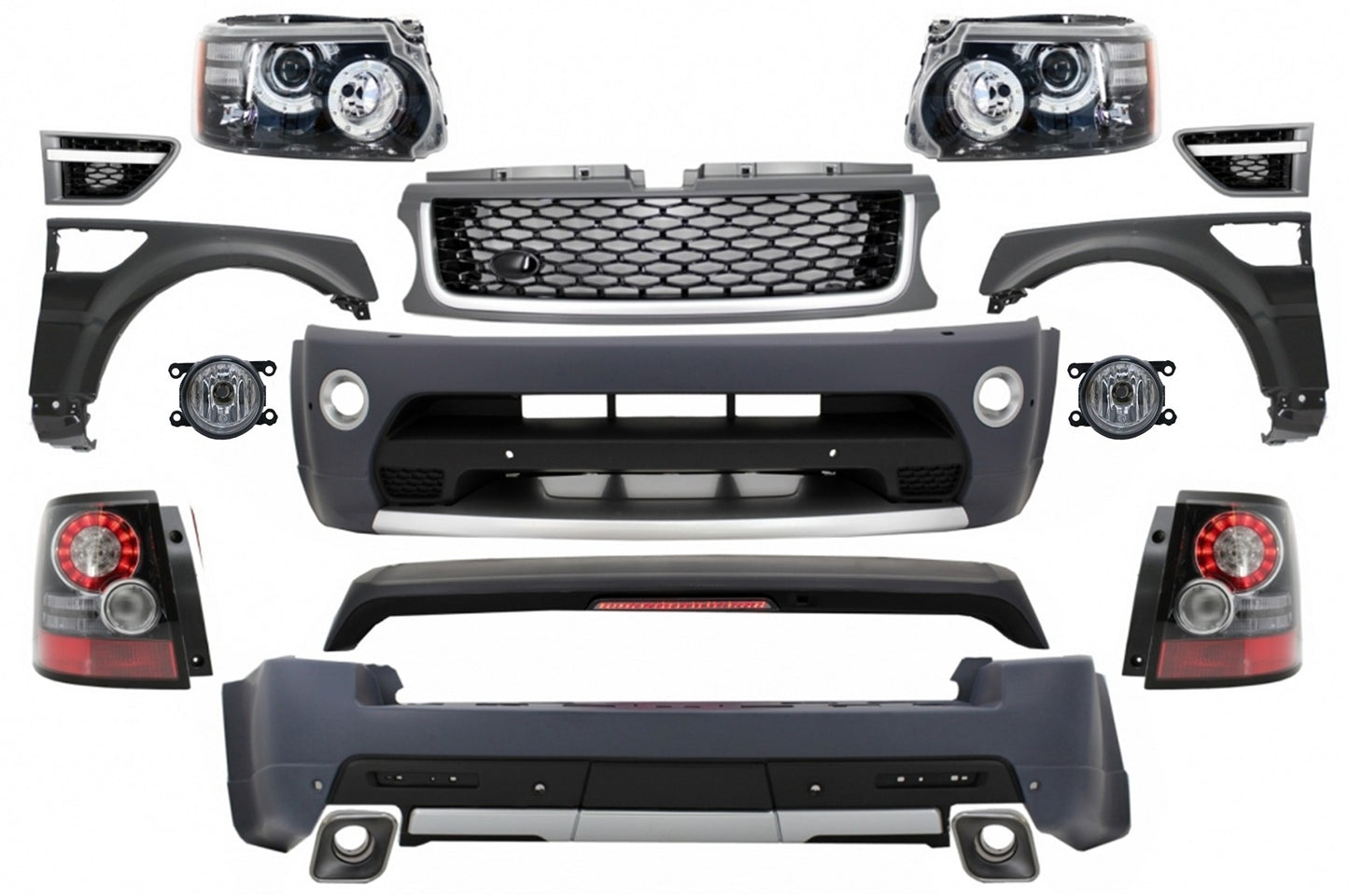 Umrechnung Nachrüstung Bodykit für Sport L320 Facelift 09-13 Autobiography Design CarPartsTuning