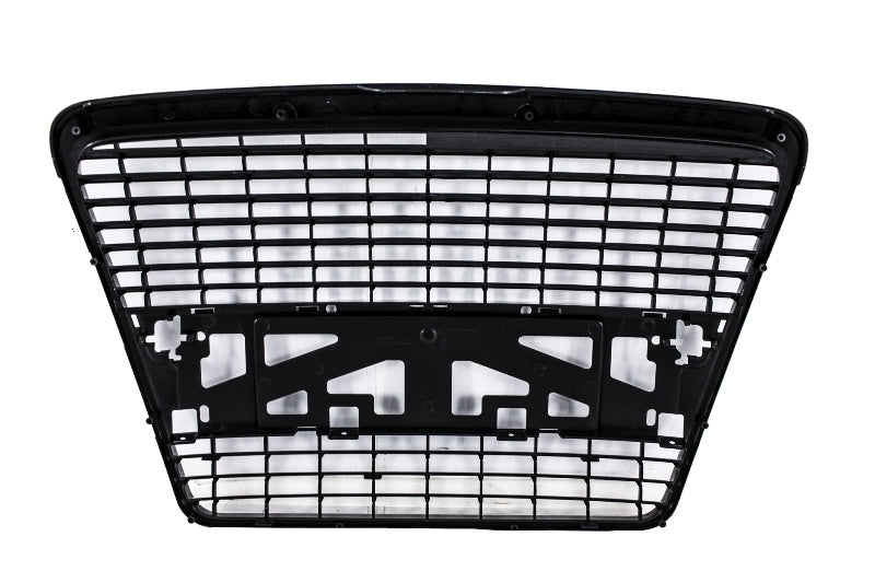 Kühlergrill ohne Abzeichen für Audi A6 4F 4F2 Limousine Avant 04-11 Klavier schwarz CarPartsTuning
