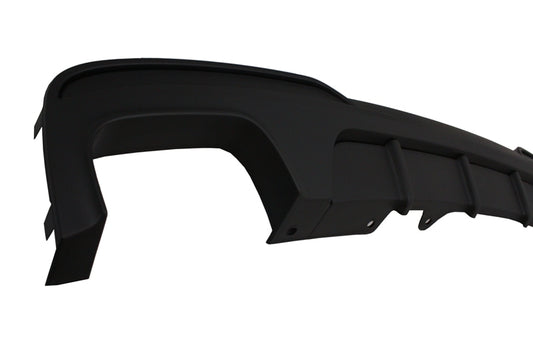 Links Doppelte Abluft Diffusor für BMW 5 F10 F11 2011-2017 M-Performance Look CarPartsTuning