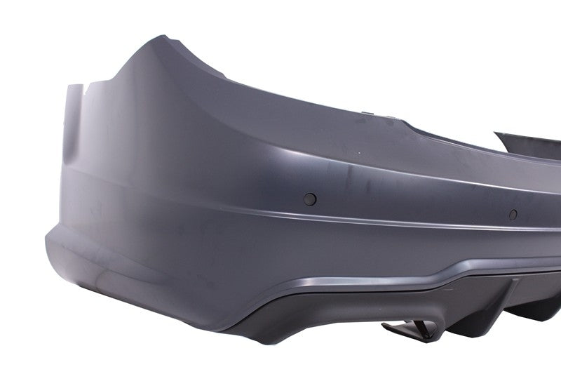 Stoßstange für Mercedes C-Klasse W204 07-14 Facelift C63 Look Auspuffspitzen CarPartsTuning