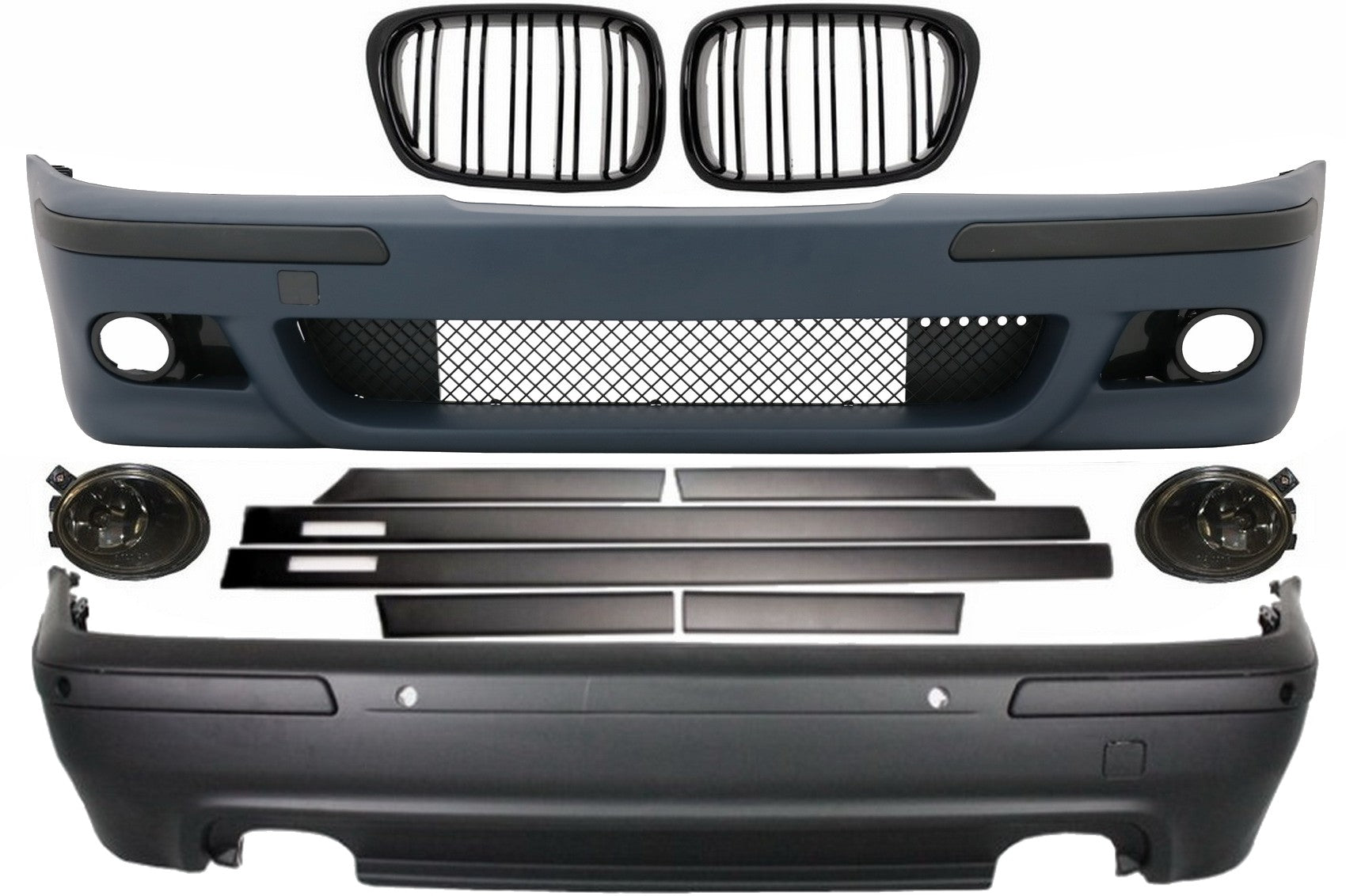 Bodykit für BMW 5er E39 97-03 Nebelscheinwerfer Zentralgitter M5 Design CarPartsTuning