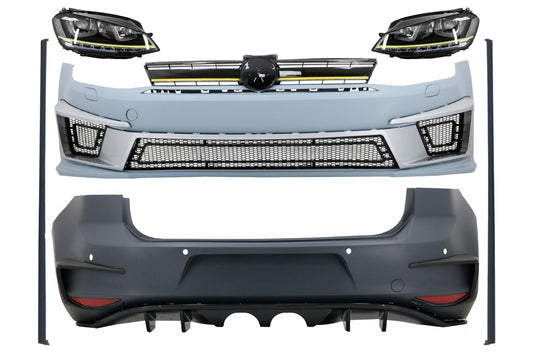 Bodykit für VW Golf 7 VII 12-17 R400 Look Scheinwerfer 3D LED DRL FLOWING Dynamisch CarPartsTuning