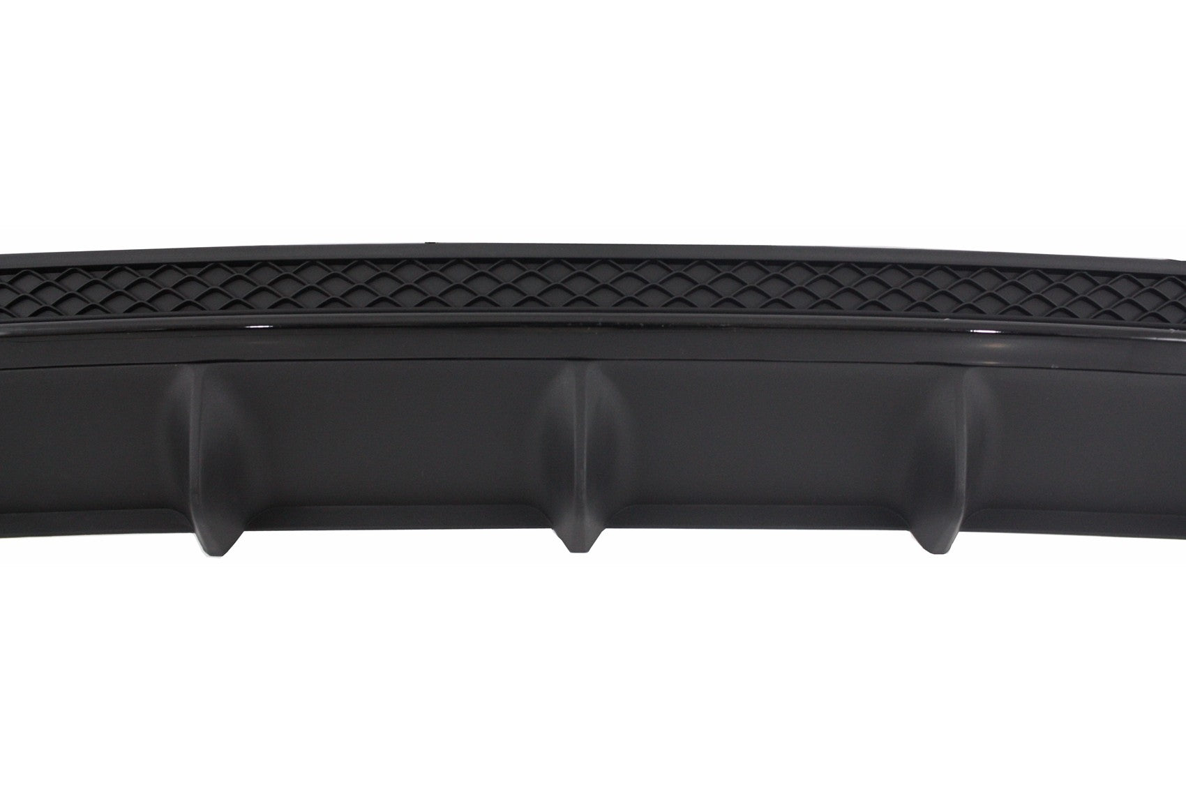 Stoßstange Diffusor Endrohre für Mercedes W212 S212 AMG Line MOPF 13-16 Schwarz CarPartsTuning