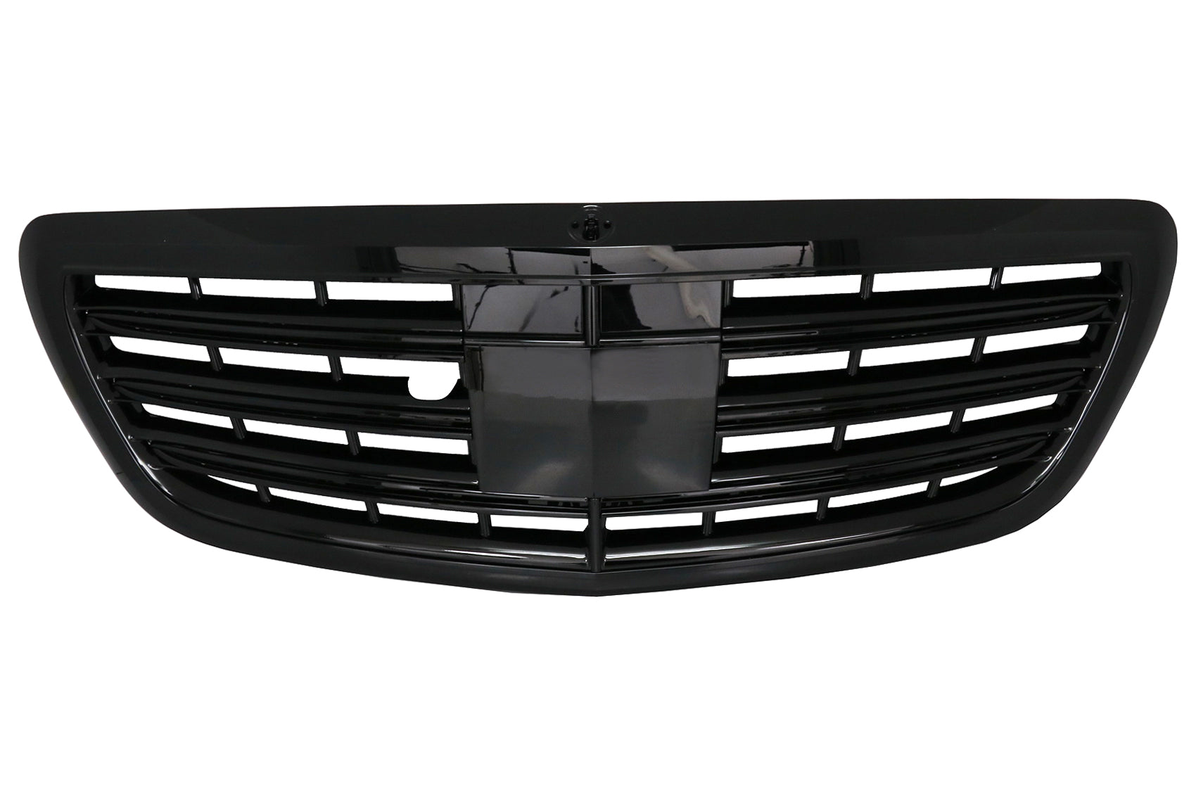 Frontgrill für Mercedes S-Klasse W222 14-08.20 S63 S65 Design Schwarz glänzend CarPartsTuning