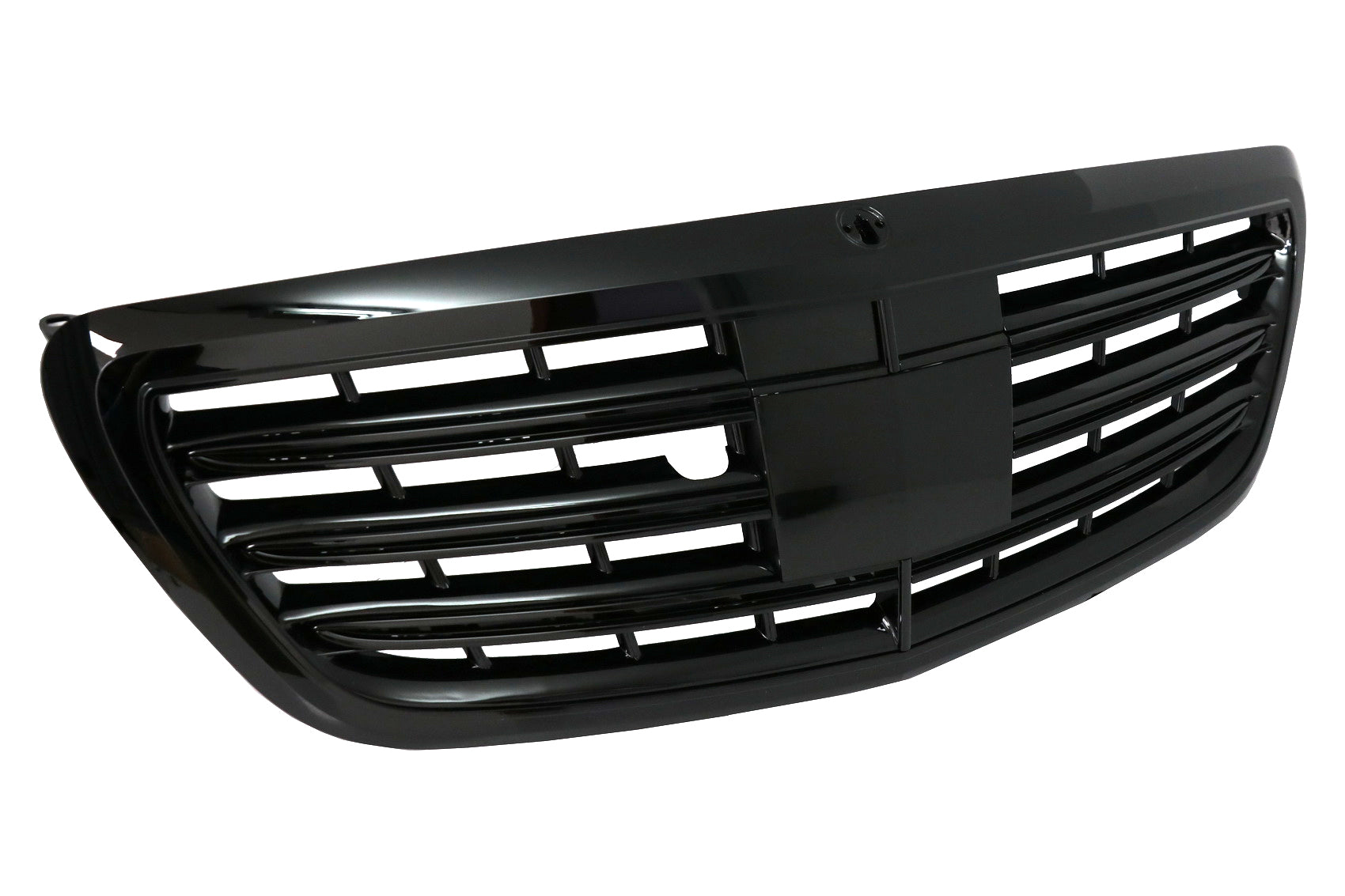 Frontgrill für Mercedes S-Klasse W222 14-08.20 S63 S65 Design Schwarz glänzend CarPartsTuning