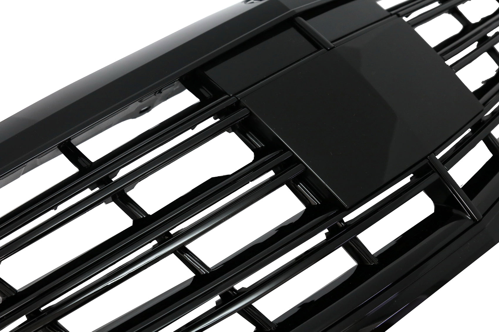 Frontgrill für Mercedes S-Klasse W222 14-08.20 S63 S65 Design Schwarz glänzend CarPartsTuning