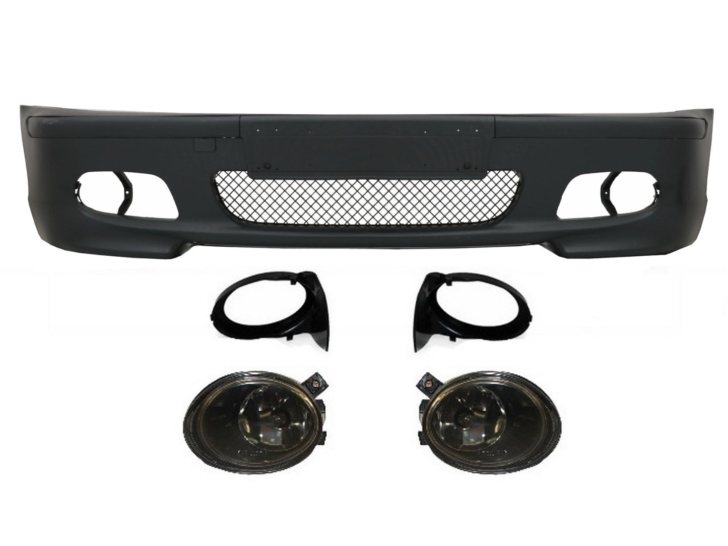 Frontstoßstange für BMW E46 1998-2004 M-Technik M-Sport Look Rauch Nebellichter CarPartsTuning