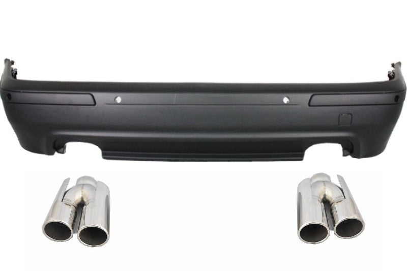 Stoßstange für BMW 5er E39 95-03 M5 Look PDC Doppelauslass Auspuffspitzen CarPartsTuning