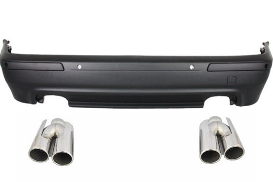 Stoßstange für BMW 5er E39 95-03 M5 Look PDC Doppelauslass Auspuffspitzen CarPartsTuning