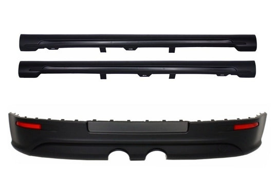 Heckstoßstangenaufsatz für VW Golf V 03-07 R32 Look Seitenschweller GTI Design CarPartsTuning