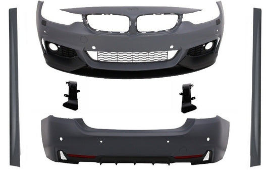 BodyKit für BMW 4er F36 Gran Coupe 14+ Stoßstange Seitenschweller M-Perform Look- CarPartsTuning