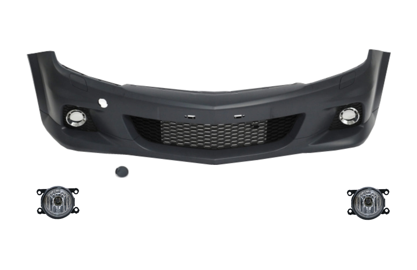 Stoßstange für Opel Astra H 04-2009 Nebelscheinwerfer Seitengitter OPC Look CarPartsTuning