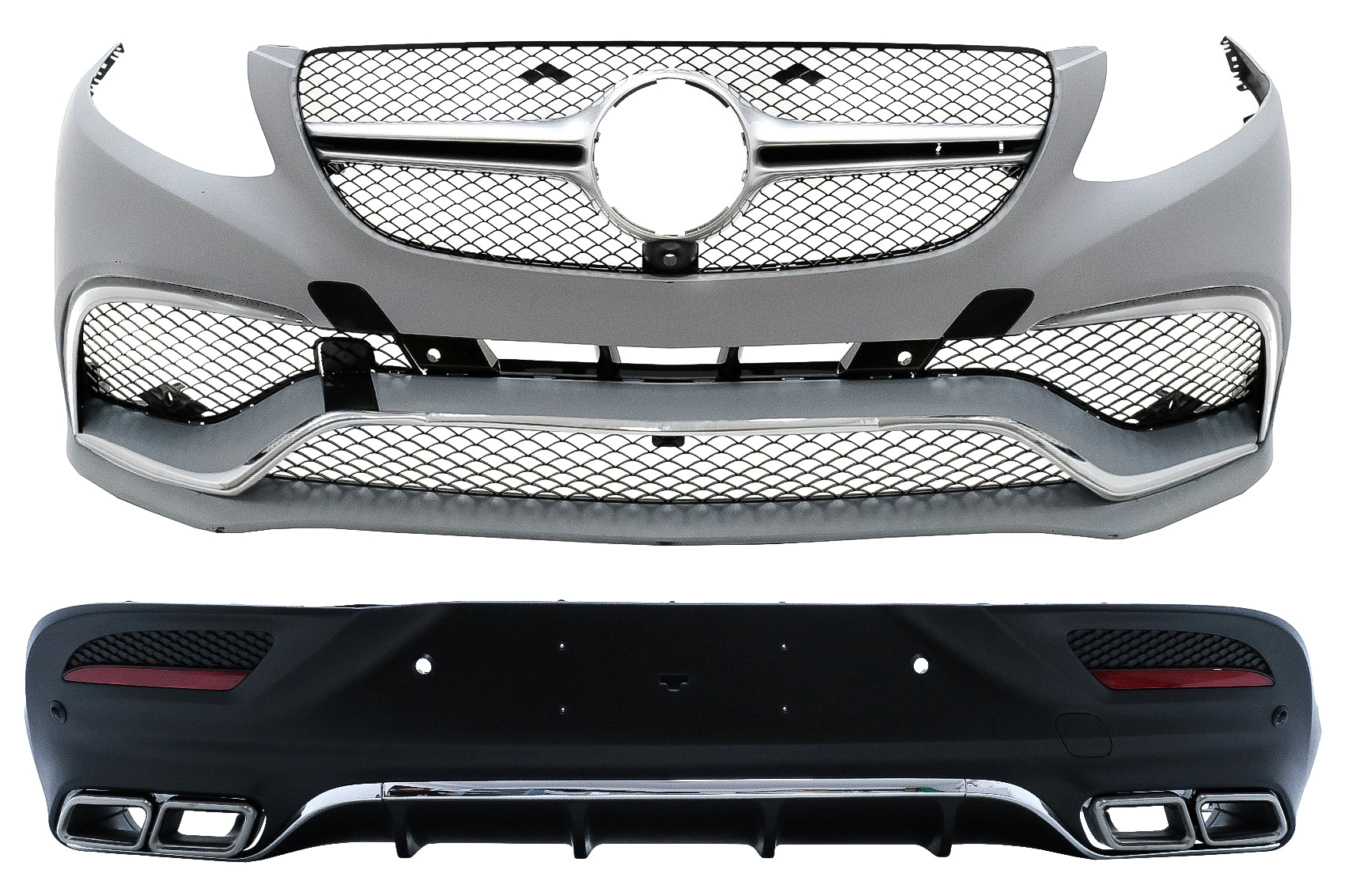 Bodykit für Mercedes GLE Coupe C292 15-19 Stoßstange Diffusor Schalldämpfer Tipps CarPartsTuning