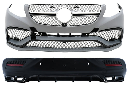 BodyKit für MERCEDES GLE Coupe C292 15+ Stoßstange Diffusor Tipps Look Black CarPartsTuning