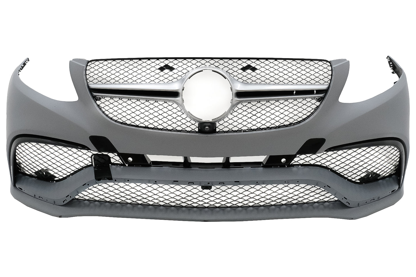 Body Kit für Mercedes GLE Coupe C292 15+ Stoßstange Auspuff Endrohre Schwarz CarPartsTuning