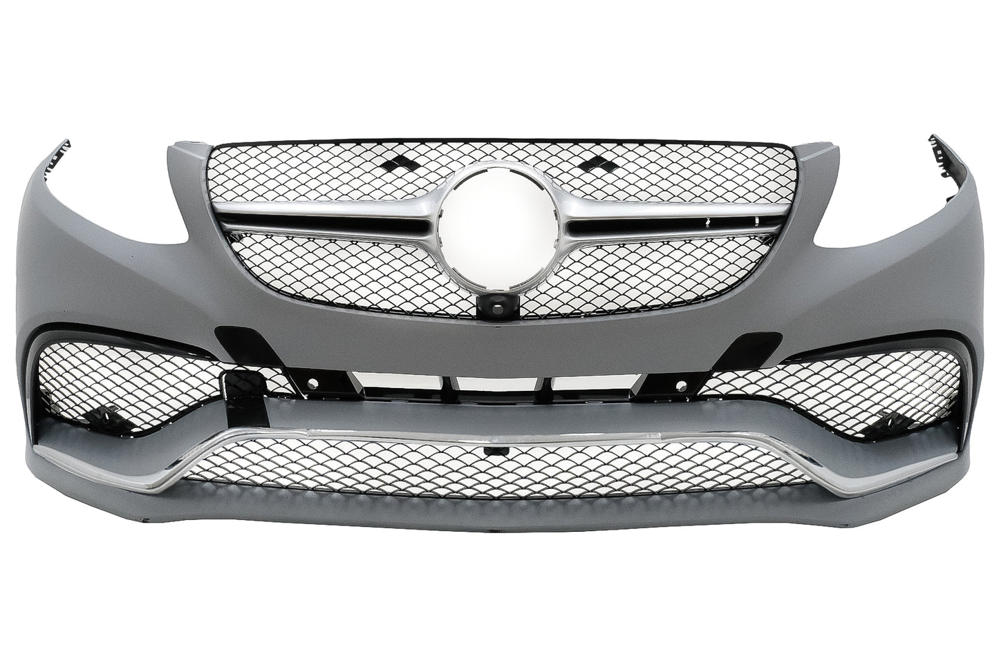 Body Kit für Mercedes GLE Coupe C292 15+ Stoßstange Auspuff Endrohre Schwarz CarPartsTuning