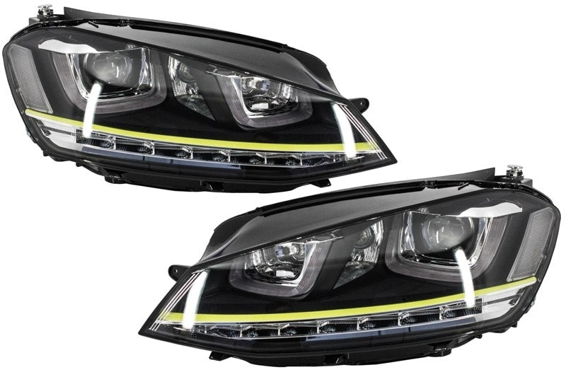Scheinwerfer 3D LED Tagfahrlicht für VW Golf 7 VII 12-17 R400 Look LED Dynamic- CarPartsTuning
