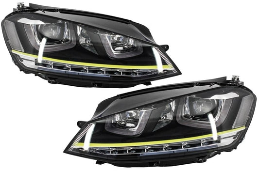 Scheinwerfer 3D LED Tagfahrlicht für VW Golf 7 VII 12-17 R400 Look LED Dynamic- CarPartsTuning