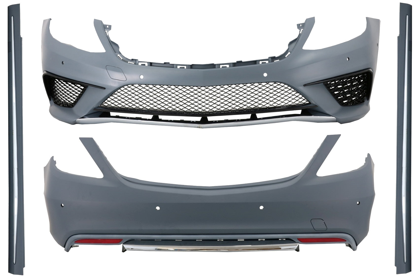 Bodykit fr Mercedes S-Klasse W222 2013-06.2017 S63 Look mit Seitenschweller CarPartsTuning