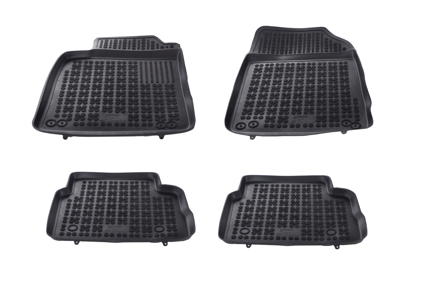 Fußmatte Gummi Schwarz passend für OPEL Vectra C 2002-2008 Rezaw Plast