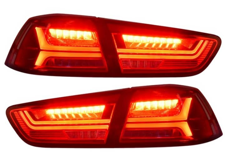 LED Rückleuchten für MITSUBISHI Lancer 08 + / EVO X 08+ Flowing Dynamic Licht- CarPartsTuning