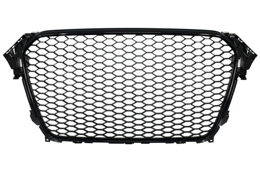 Kühlergrill für Audi A4 B8 Facelift 12-15 RS Look glänzend schwarz mit und ohne PDC CarPartsTuning