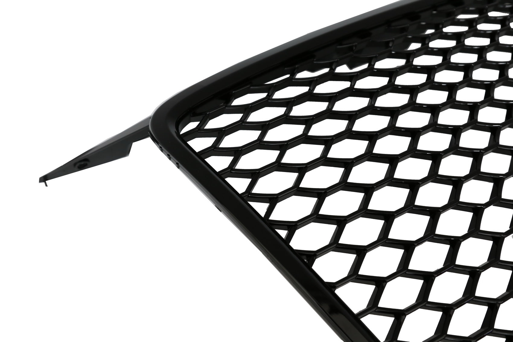 Frontgrill ohne Emblem für Audi A3 8P 04-07 RS Design Schwarz glänzend Carpartstuning Austria