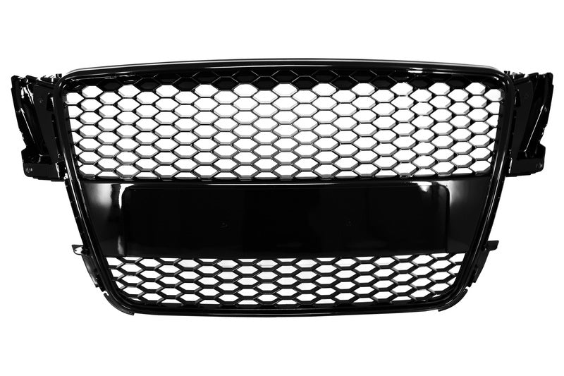 Kühlergrill für AUDI A5 8T 2007-2011 RS Frontgrill Design Klavier Schwarz CarPartsTuning