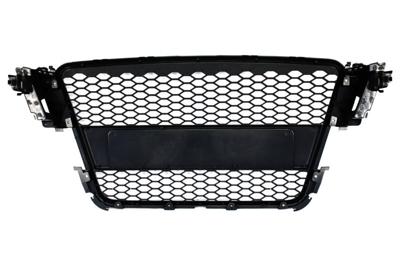Kühlergrill für AUDI A5 8T 2007-2011 RS Frontgrill Design Klavier Schwarz CarPartsTuning