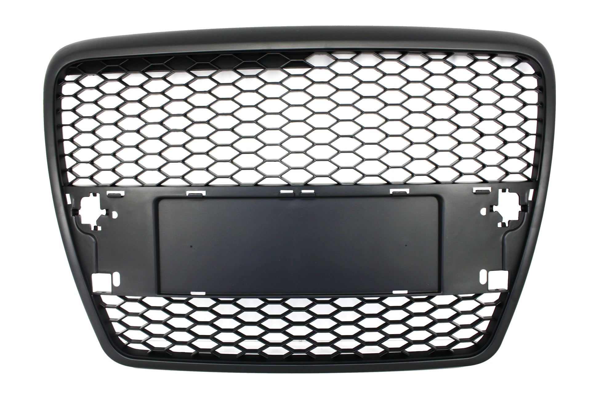 Frontgrill ohne Emblem passend für AUDI A6 4F C6 (2004-2007) RS Design Mattschwarz KITT Specials