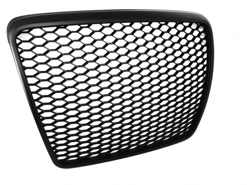 Frontgrill ohne Emblem passend für Audi A6 4F2 4F C6 (2004-2011) RS Design Mattschwarz KITT Specials