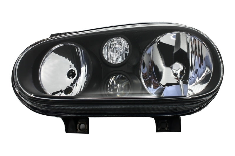 Halogenscheinwerfer für VW Golf IV 4 1997–2003 Schwarz Carpartstuning Austria