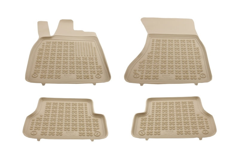 Gummimatten Fußmatten Beige für AUDI A6 C7 4G 11-18 A7 4G Sportback Geruchsfrei- CarPartsTuning